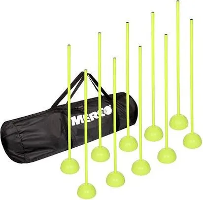 Immagine prodotto di Merco Neon Dribbling 80 set di 10 bastoni da slalom confezione 1 set