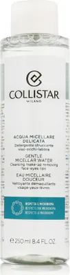 Produktbild von Collistar Gentle Micellar Water, Frauen, 250 ml, Jeder Hauttyp, Feuchtigkeitsspendend, Beruhigend, Flasche, Alkohol, Öl, Silikon, Sodium Laureth Sulfate (SLES)