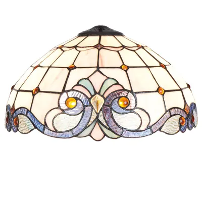 Produktbild von LumiLamp 5LL-5807 Lampenschirm Glas bunt 40x21 cm