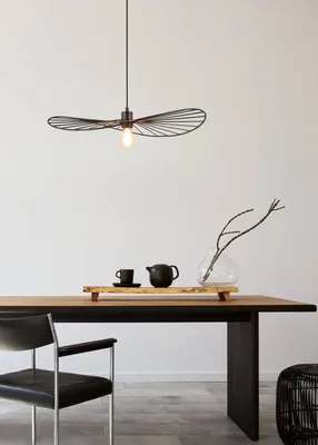 Produktbild von Reality Chapeau Pendelleuchte E27  ⌀60cm Schwarz Matt
