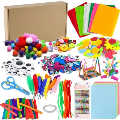 Image de Solidchoice - Plus de 1500 pièces : Kit de loisirs créatifs pour enfants