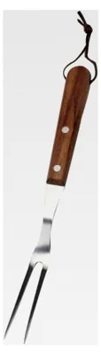 Produktbild von Edelstahl Grillgabel mit Holzgriff für Grillpartys und Camping