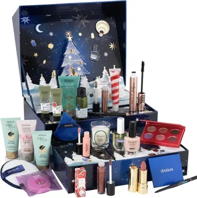 Produktbild von Douglas Adventskalender 2024 - Beauty Make Up & Pflege - Adventskalender 2024 - Luxury Limited Edition - Advent Calendar - Damen- Blau