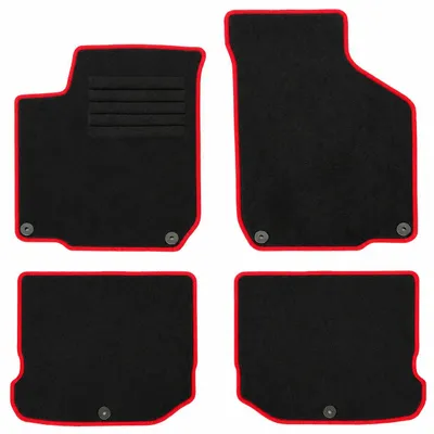Produktbild von Fußmatten-Set für VW Golf 4 + Bora 1J, 11/1999-05/2001, 4-teilig, Schwarz