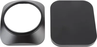 Produktbild von Kamera-Gegenlichtblende aus Aluminiumlegierung, präzise CNC-Feinbearbeitung, Schattenschutz mit Kappe, Schwarz, 58 mm