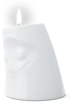 Zdjęcie produktu dla FIFTYEIGHT PRODUCTS T028101 FIFTYEIGHT Kerzenschmusie KUSCHELIG Klein Kerzenhalter weiß