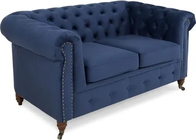 Obrázok produktu pre Designer 2 Sitzer Sofas Couchen Chesterfield Couch Polster Ledersofa