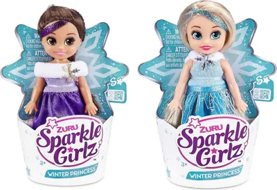 Produktbild von ZURU 10031TQ3 - Sparkle Girlz - Cupcake Puppe Winterprinzessin