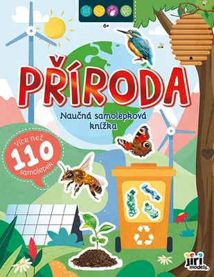 Obrázek produktu pro Naučná samolepková knížka Příroda