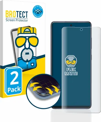 Produktbild von 2x BROTECT Fullscreen Schutzfolie für Samsung Galaxy S20 FE 5G Displayschutz Folie Fullcover Matt Entspiegelungsfolie
