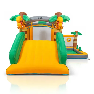Obrázok produktu pre KiNDi nafukovací hrací park DPZ007 so šmykľavkou 350 x 295 x 190 cm