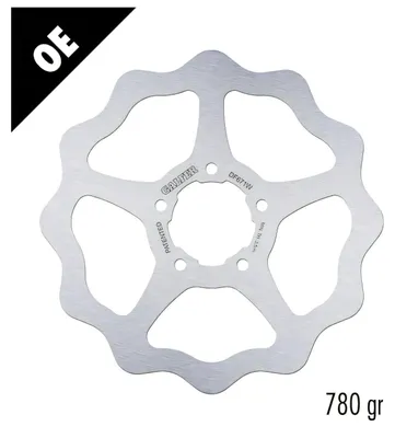 Immagine prodotto di Dischi freno Galfer 2x DF671W WAVE®, fissi, anteriori, da 260x4 mm, per Aprilia, Derbi