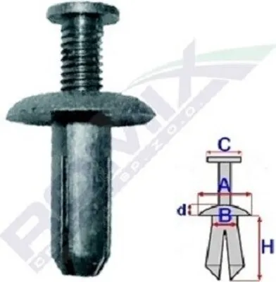 Produktbild von 10x ROMIX B22081 Clip Zier- / Schutzleiste