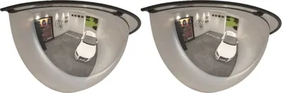 Immagine prodotto di Specchio per il traffico 2 pz. Mezza cupola Ø40 cm in acrilico