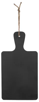 Produktbild von 1x Wand-Kreidetafel "Naturstein" aus Schiefer schwarz zum Aufhängen 15 x 28cm