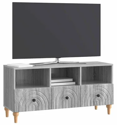 Produktbild von vidaXL TV-Schränk Graues Sonoma 102 x 34,5 x 50 cm Holzwerkstoff