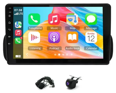 Obrázok produktu pre Android 14 autorádio – 9 palcov – 4-jadrové – 64 GB – pre Fiat Panda