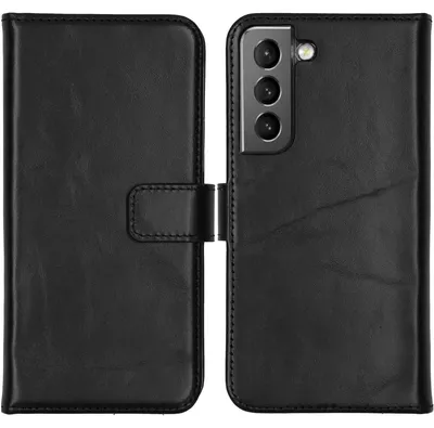 Imagen del producto de Funda de Cuero Auténtico tipo Libro para Samsung Galaxy S22 -