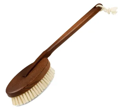 Produktbild von Bürstenhaus Redecker Badebürste aus Thermoholz (45cm)
