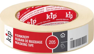 Produktbild von Kip Feinkrepp Kreppband 50m 24mm Typ205