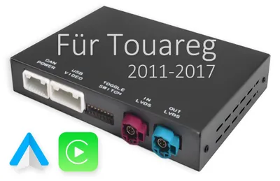 Immagine prodotto di Retrofit CarPlay e Android Auto per VW Touareg 7P RNS 850 (2010-2018) – Interfaccia multimediale wireless Plug and Play