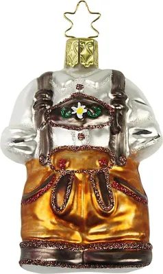 Produktbild von INGE-GLAS Weihnachts-Anhänger Lederhose Wiesn Gaudi