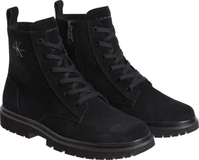 Image de Calvin Klein Jeans Bottines pour homme YM0YM01070 0GJ Couleur : Noir Taille : 46