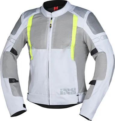 Produktbild von IXS Trigonis-Air Motorrad Textiljacke, grau/gelb, XL
