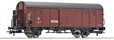 Image de Roco, wagon couvert pour le transport de marchandises, modèle express, référence DR - 6600262