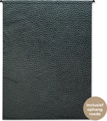 Produktbild von MuchoWow® Wandteppich Wandbehang Leder - Textur - Schwarz - Grün - Hell 150x200 cm Tapisserie Dekoration Wandtuch - Wandaufhängung - Moderner