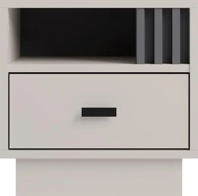 Produktbild von Nachttisch – Nachtschrank – Nachtkommode – Beistelltisch – ALLMO System 20 – 40 cm – Kaschmir – Moderner Nachttisch für Schlafzimmer