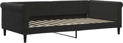 Produktbild von vidaXL Tagesbett Schwarz 100x200 cm Samt