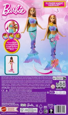 Productafbeelding van Barbie Zeemeermin met magische bloemen, blond haar