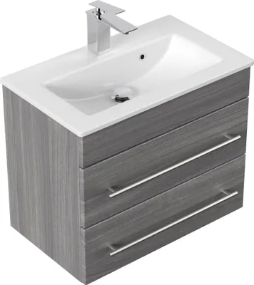 Produktbild von Badmöbel Mars 600 SlimLine SoftClose silbereiche : Silbereiche Varianten: Silbereiche