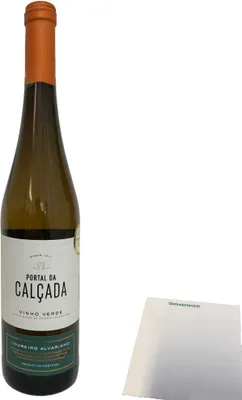 Produktbild von Portal da Calcada Loureiro Alvarinho (0,75l Flasche Weißwein) + usy Block
