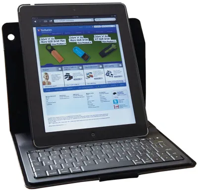 Produktbild von Verbatim 98042, Folio, Grau, Apple, iPad/iPad 2, Kratzresistent