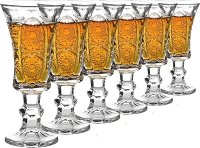 Zdjęcie produktu dla Zestaw szklanych kieliszków do shotów 45 ml, 6 sztuk, ciężka podstawa