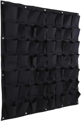 Image de Jardin vertical avec système d'arrosage - Potager - Armoire à plantes - Bac de culture - Noir