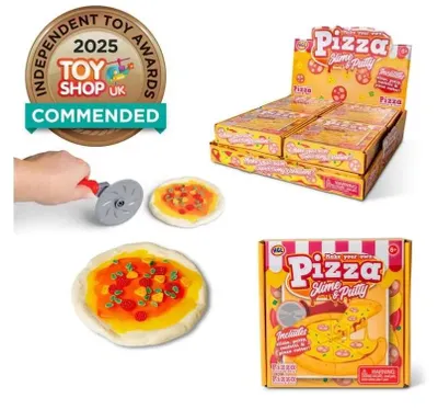 Zdjęcie produktu dla Stwórz własną pizzę z masy slime i plasteliny