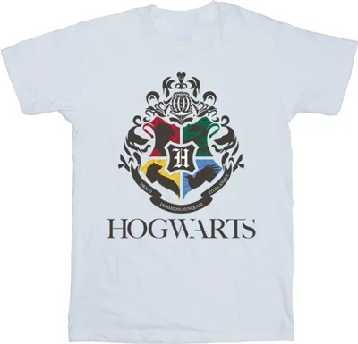Produktbild von Harry Potter - "Hogwarts" T-Shirt für Damen BI27684 (M) (Weiß)