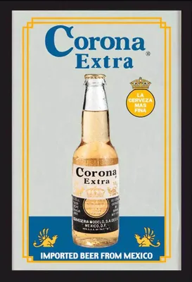 Produktbild von KS5 Beer - Corona - Bedruckter Spiegel