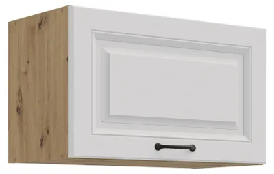 Produktbild von Hängeschrank 60 cm Stilo Weiss + Eiche Artisan Küchenzeile Küchenblock Küche