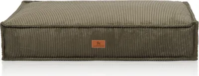 Produktbild von Knuffelwuff Hundekissen Lesedi aus Cord mit Handwebcharakter 80x60cm Khaki
