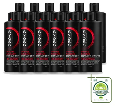 Zdjęcie produktu dla 12 szamponów do włosów farbowanych Syoss - 440 ml - opakowanie zbiorcze - 12 sztuk