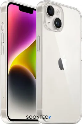 Image de Backcover, SOONTEC Étui pour iPhone 14 Plus, Clear Case, Protection élégante pour smartphone en acrylique transparent de première qualité