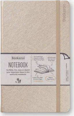Obrázek produktu pro Zápisník A5 zlatý Bookaroo Journal