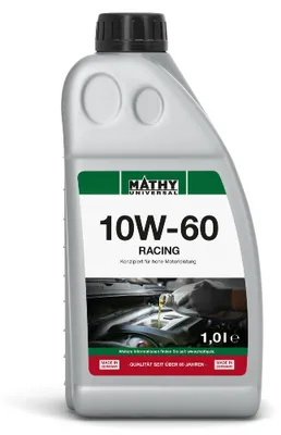 Produktbild von MATHY SAE 10W-60 Racing 1,0 l - Vollsynthetisches Motoröl