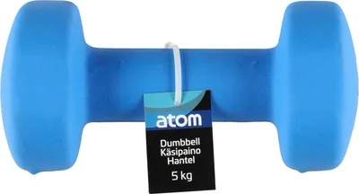 Produktbild von Hantel 5kg aus Neopren, mit griffiger Neoprenbeschichtung für sicheren Halt