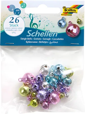 Obrázek produktu pro folia Metallgl”ckchen, 3 Gr”áen sortiert, Pastellfarben