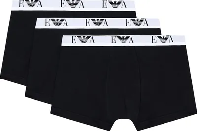 Produktbild von Emporio Armani Herren Boxershorts 3er Pack | Trunk Bold Monogram Größe XL Farbe 3 x Schwarz EM000259 AF14131